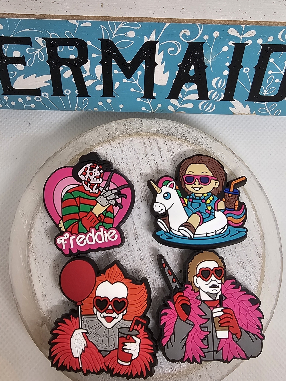 Horror Summer Croc Charm Set (Custom Made)